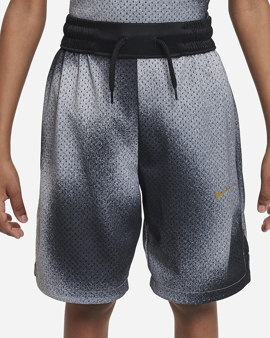 Nike big boys youth dna woven black large breathable athletic basketball cheapest shorts